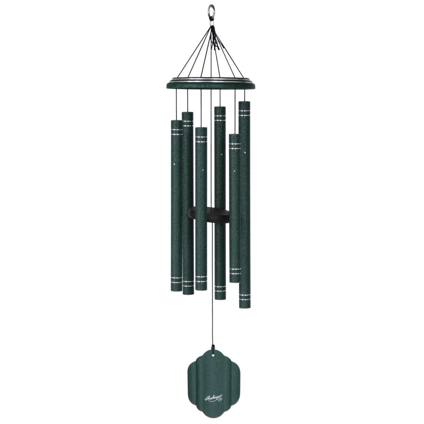 Arabesque Emerald Aluminum 36 In. Wind Chime