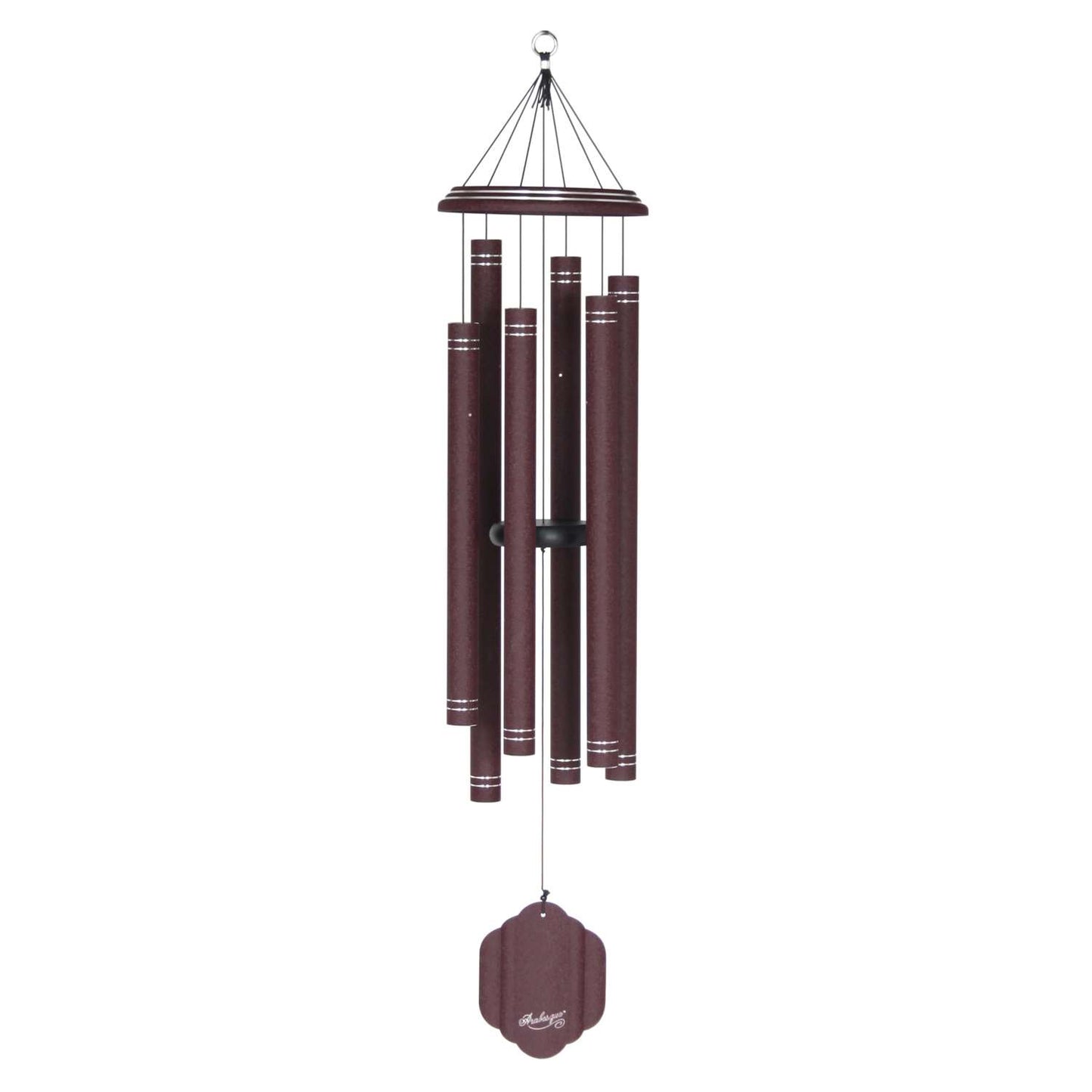 Arabesque Garnet Aluminum 50 In. Wind Chime