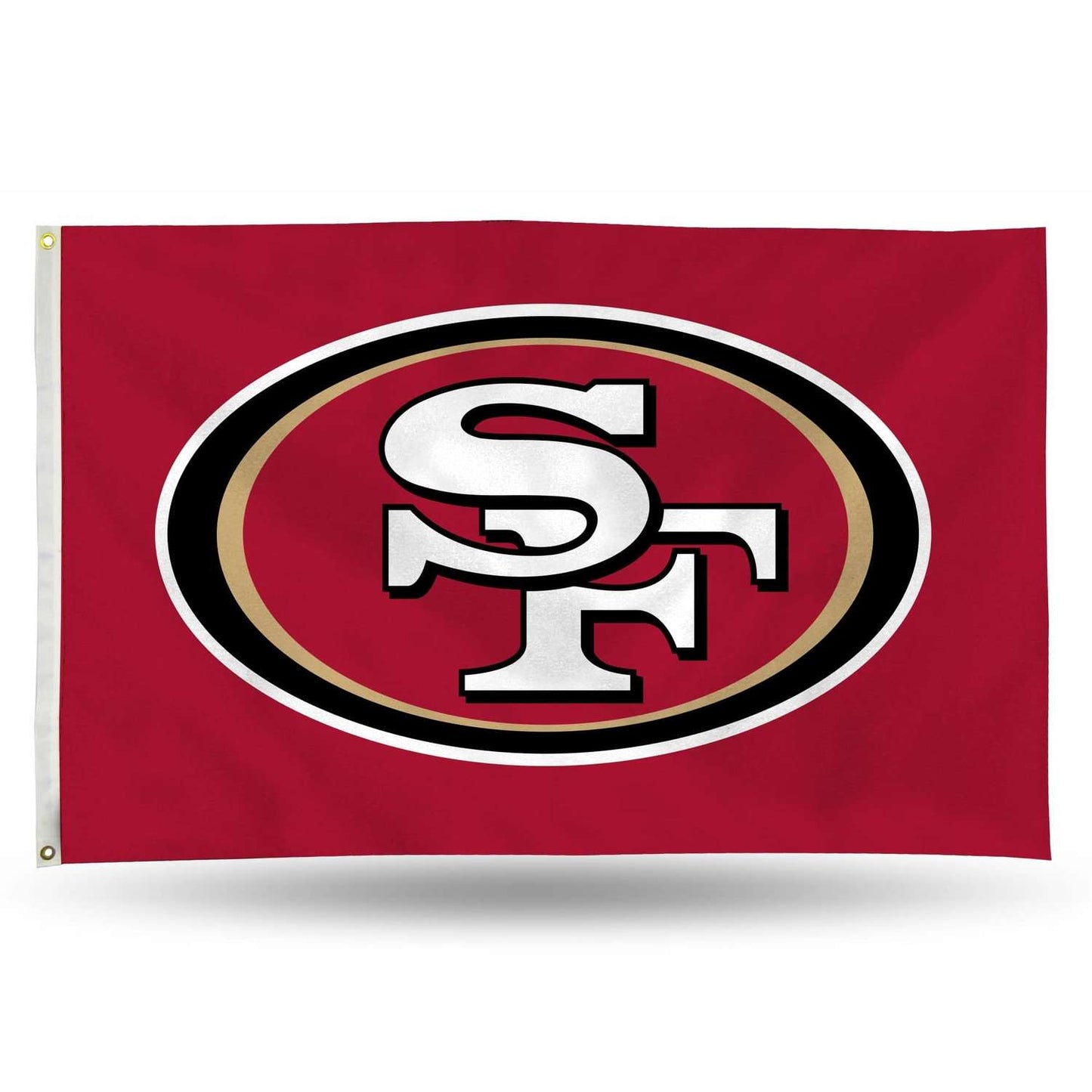 Rico San Francisco 49ers Flag 0.125 In. H X 3 Ft. W X 5 Ft. L