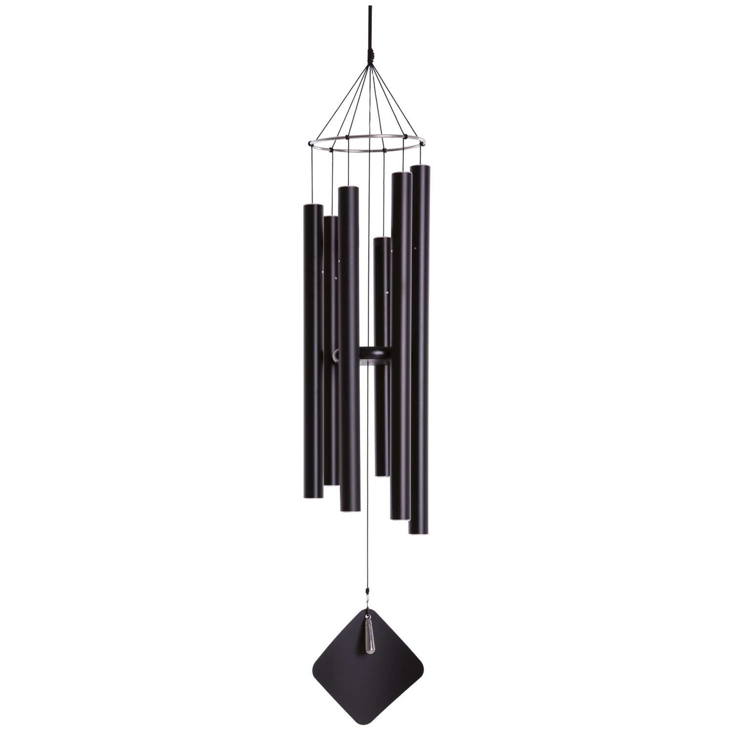 Music Of The Spheres, Inc Whole Tone Mezzo Black Aluminum 38 In. Wind Chime
