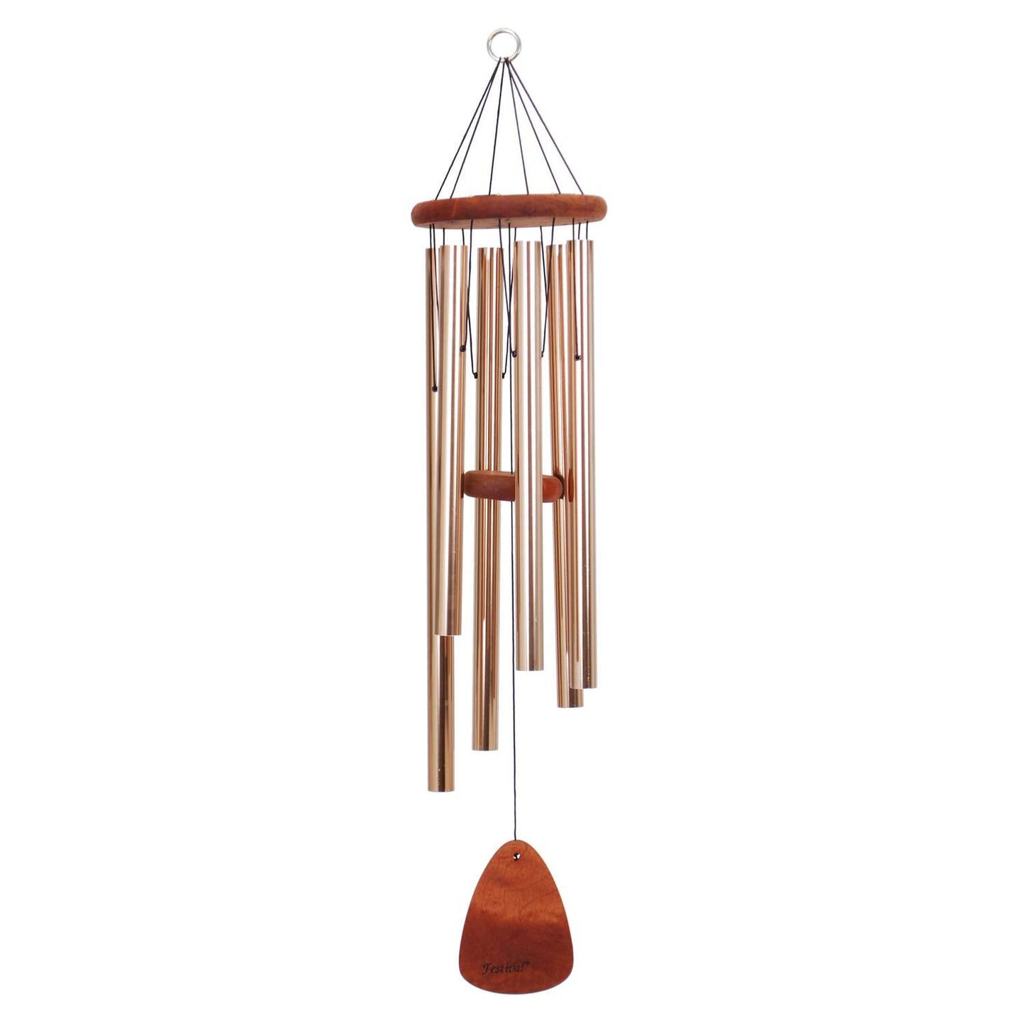 Festival Bronze Aluminum/Wood 36 In. Wind Chime