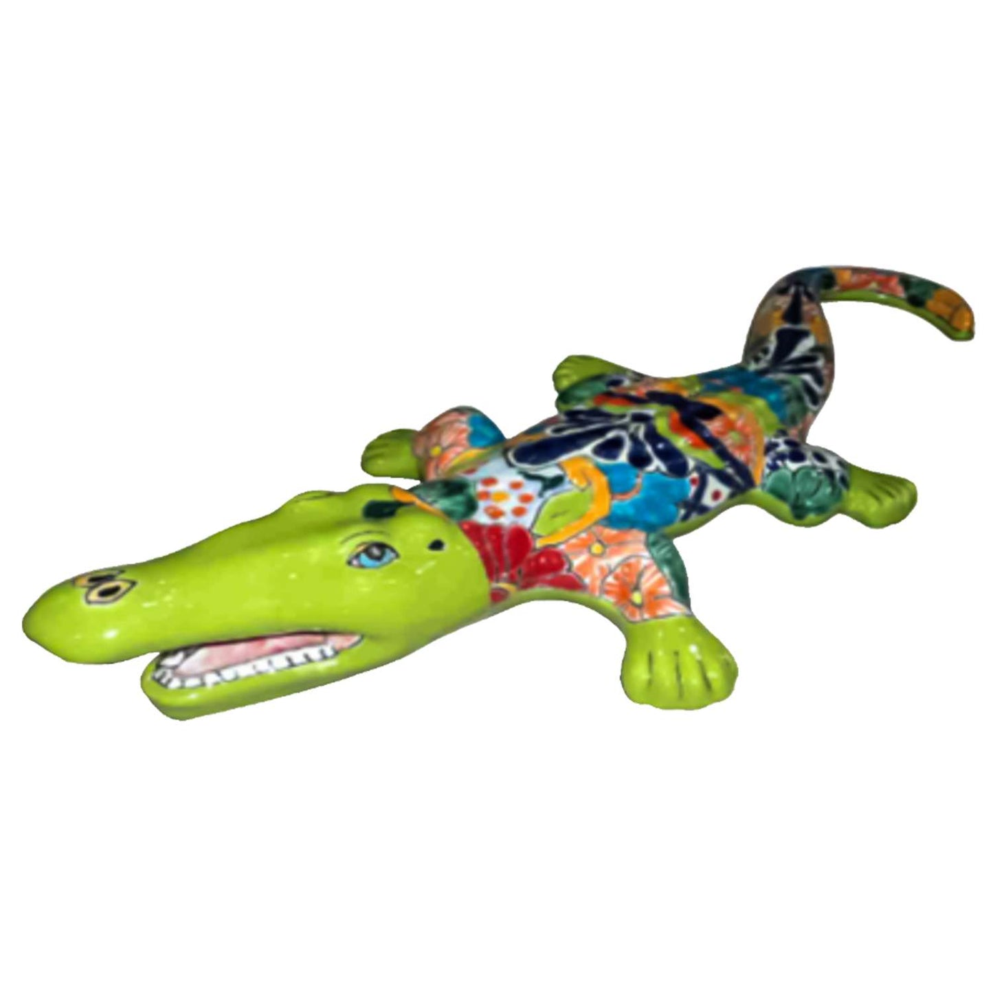 Avera Products Talavera Ceramic Assorted 4 In. Alligator Statue
