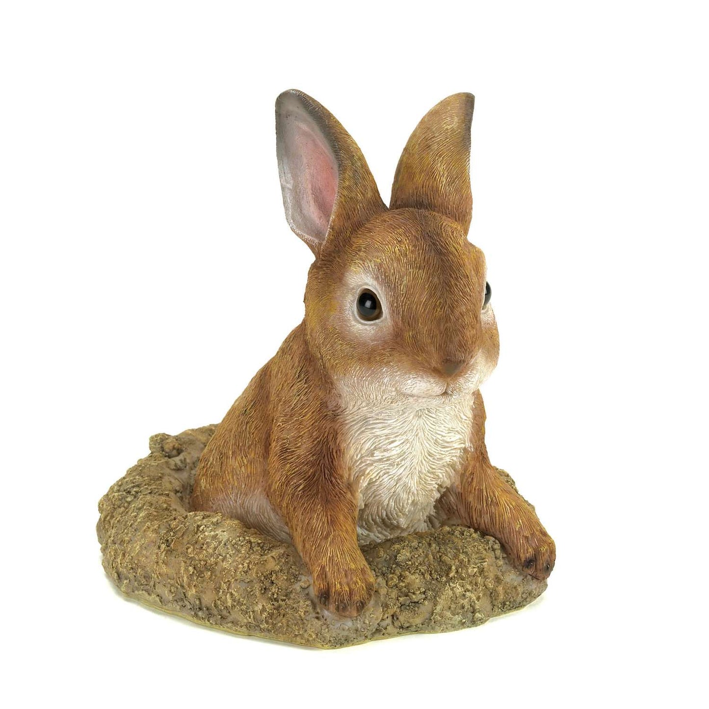 Summerfield Terrace Brown Polyresin 6.25 In. H Garden Bunny Indoor/Outdoor Decoration