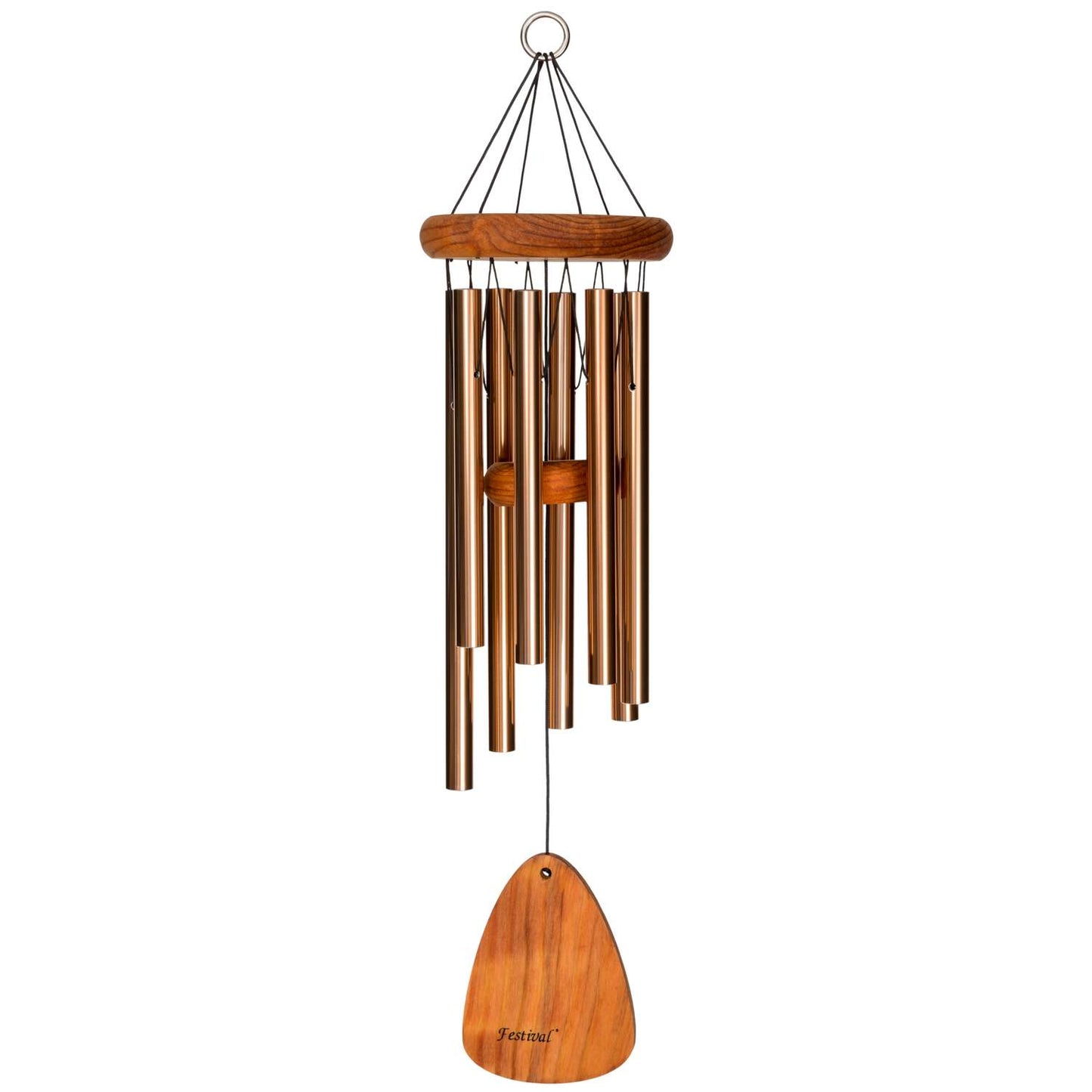 Festival Bronze Aluminum/Wood 24 In. Wind Chime