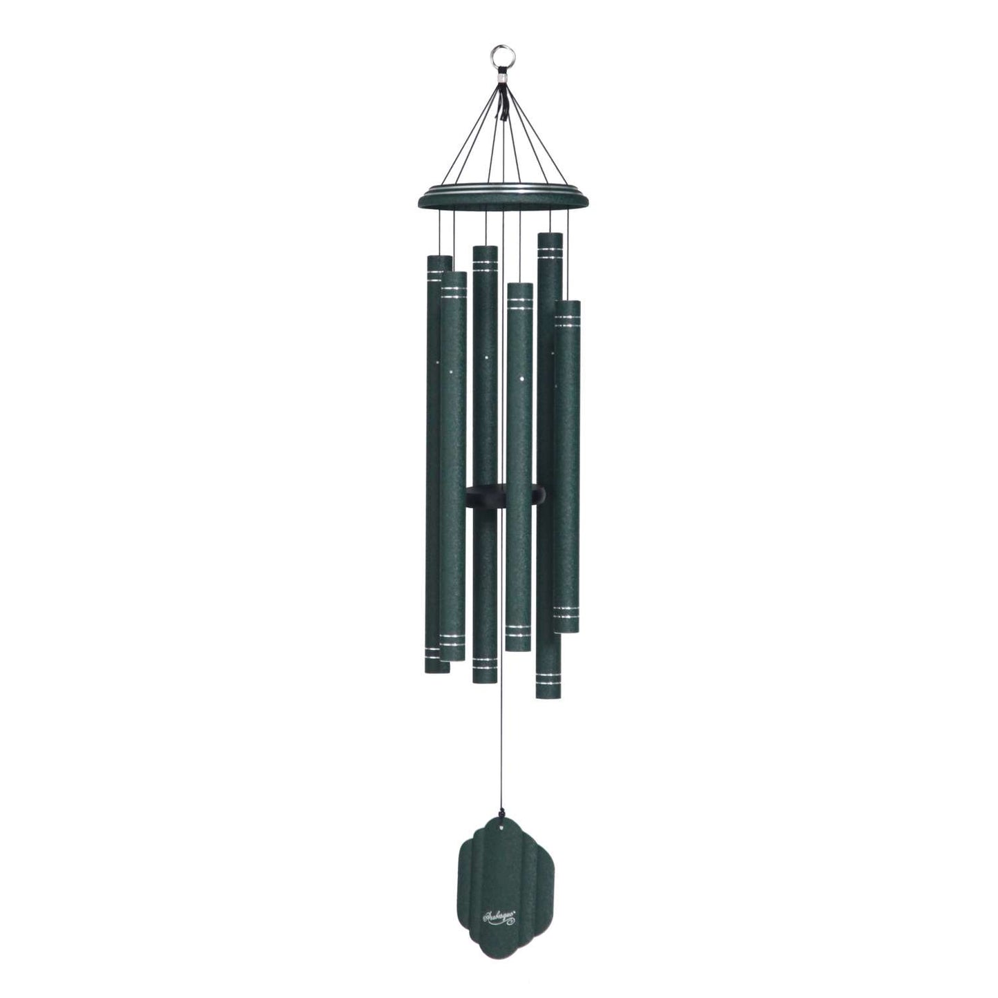 Arabesque Emerald Aluminum 44 In. Wind Chime