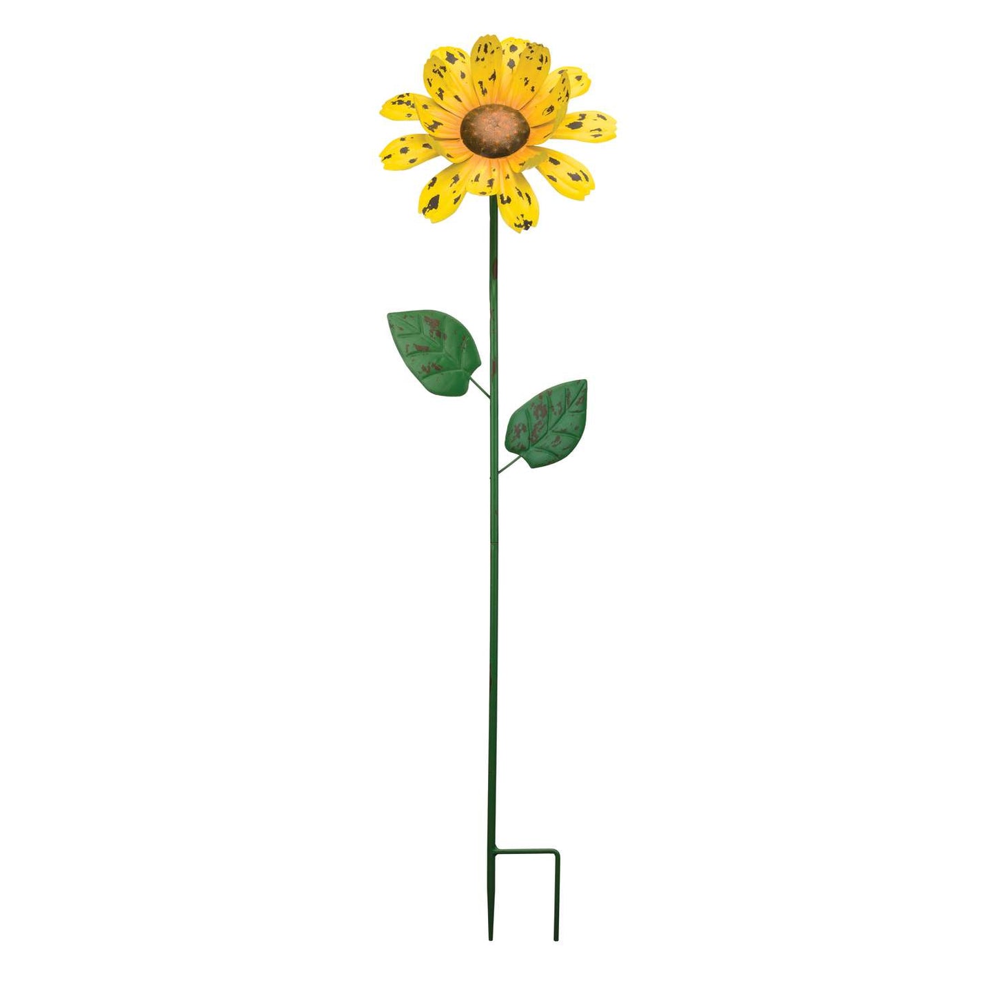 Regal Art & Gift Yellow Metal 36 In. H Outdoor Garden Stake