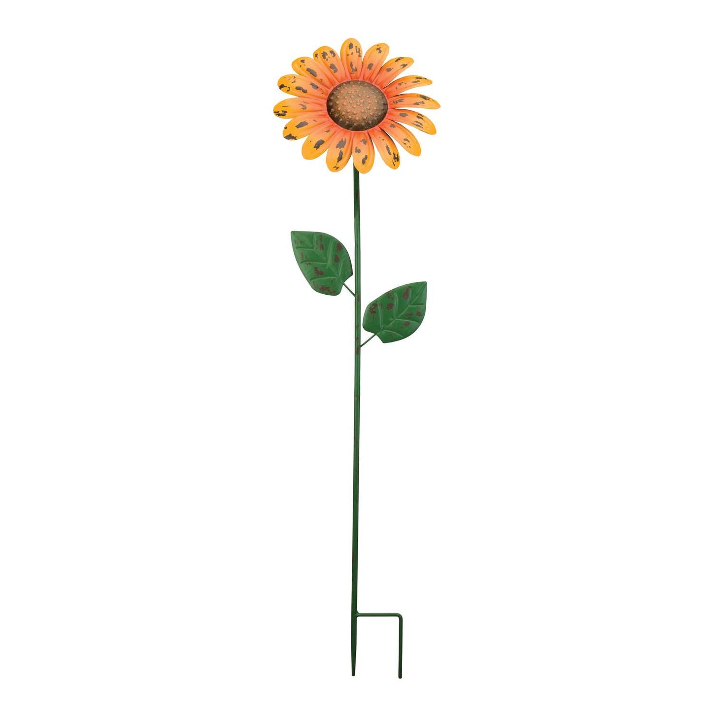 Regal Art & Gift Orange Metal 36 In. H Outdoor Garden Stake