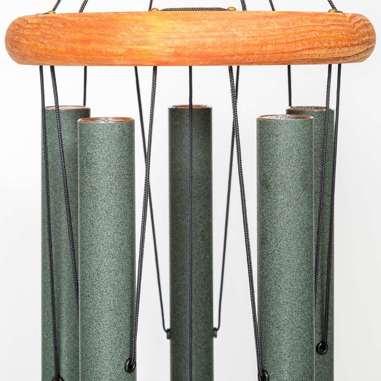 Wind River Festival Forest Green Aluminum/Wood 42 In. Wind Chime