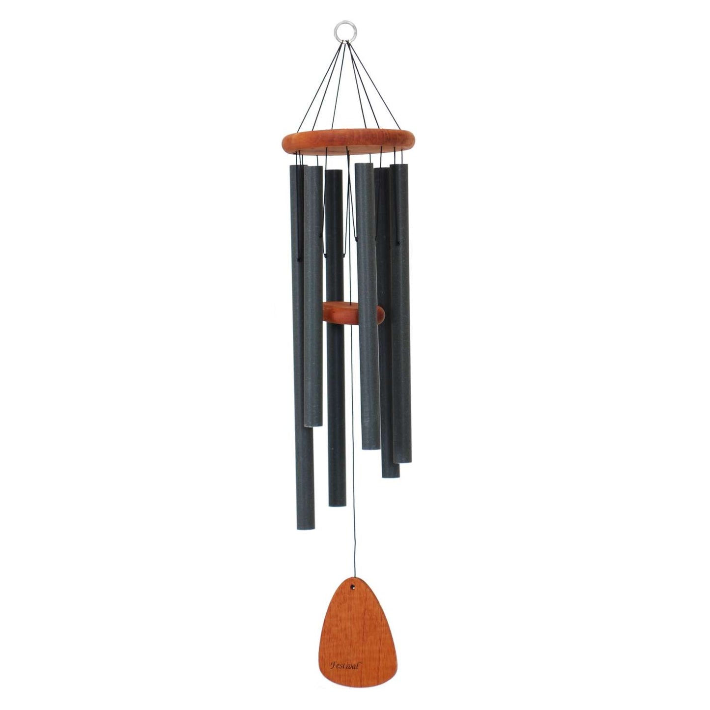 Wind River Festival Bronze Aluminum/Wood 42 In. Wind Chime