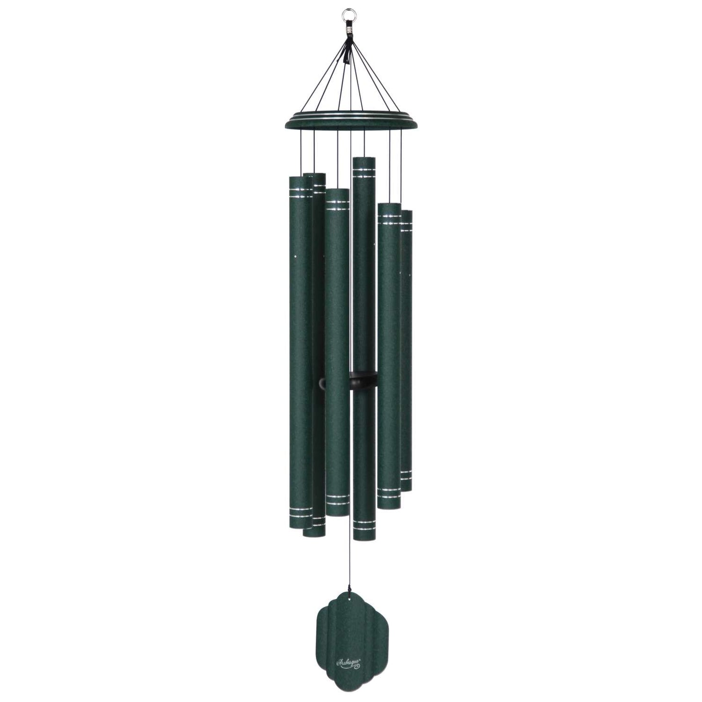Arabesque Emerald Aluminum 59 In. Wind Chime