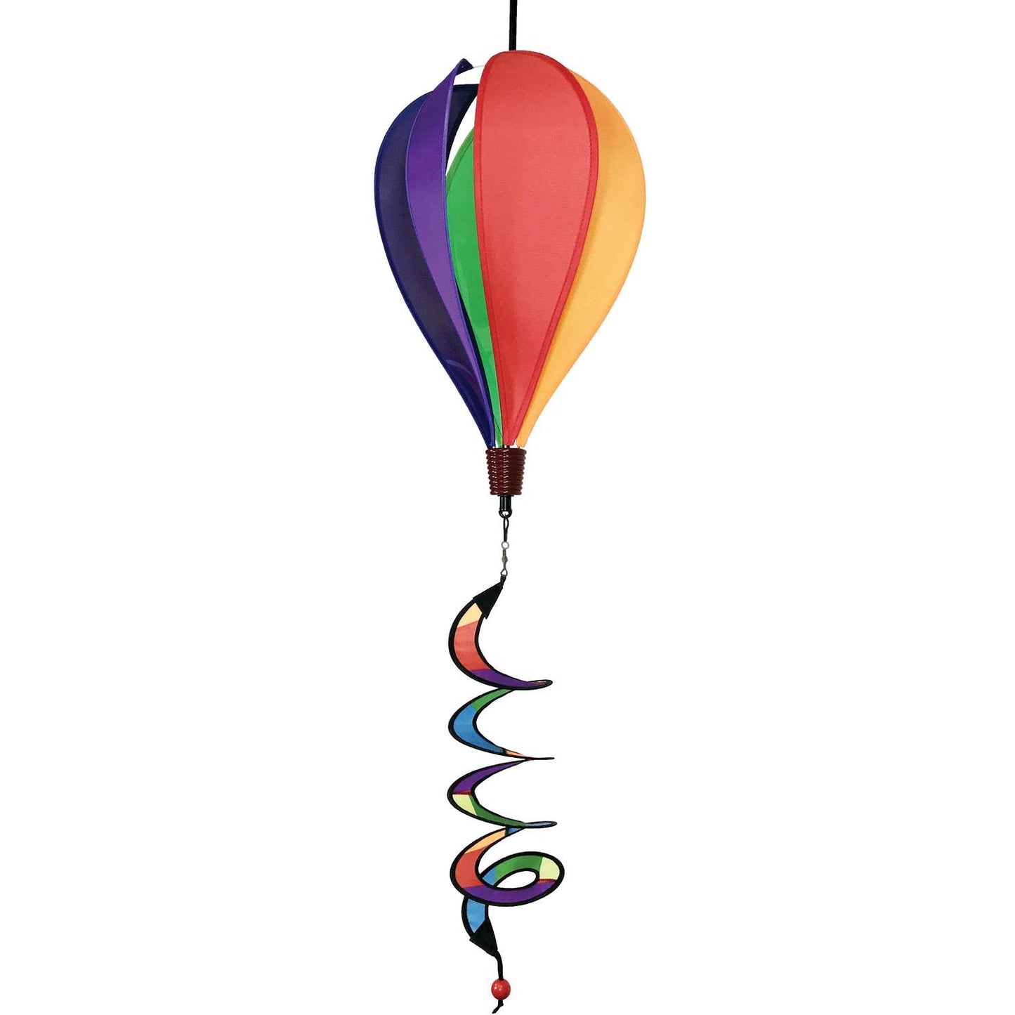  In The Breeze Multicolored Nylon 43 In. H Rainbow Balloon Spinner