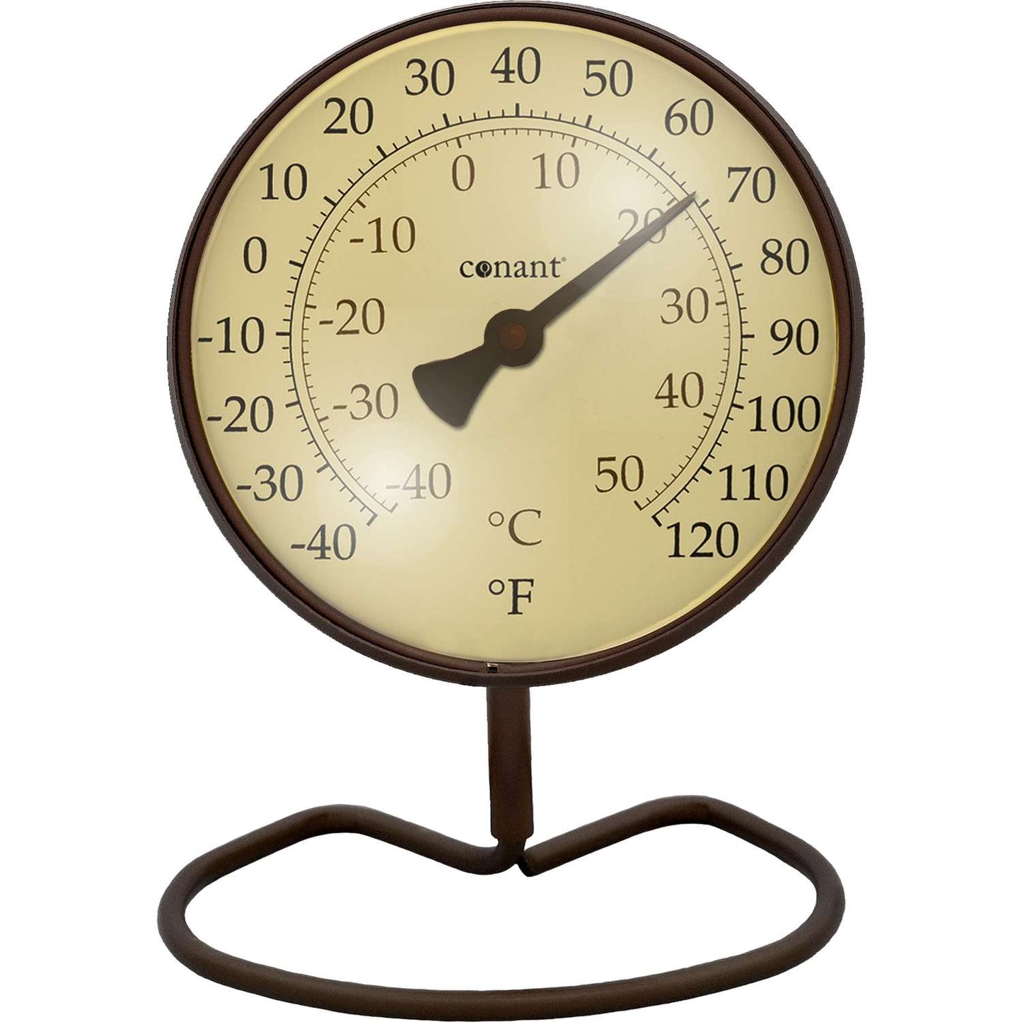  Conant Classic Thermometer Aluminum Brown