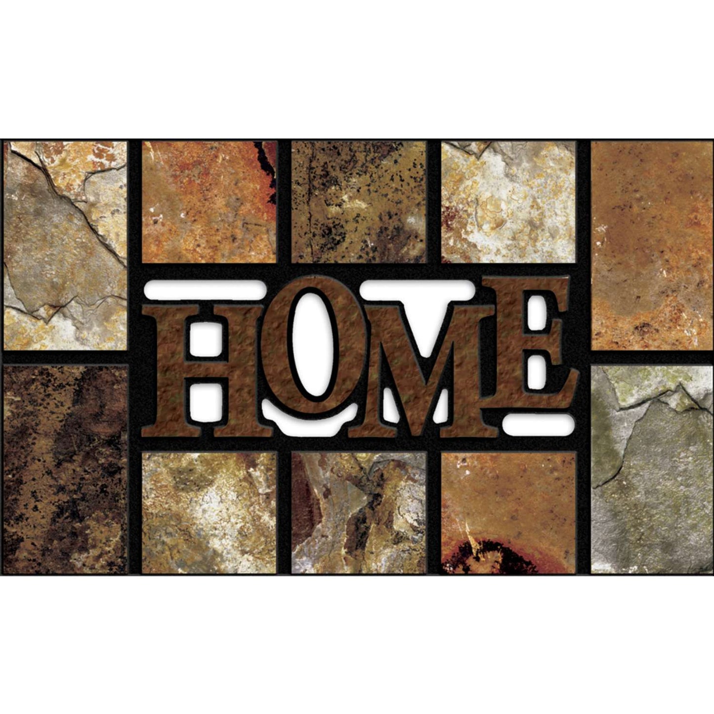  Apache Mills 18 In. L X 30 In. W Brown Home AstroTurf Door Mat