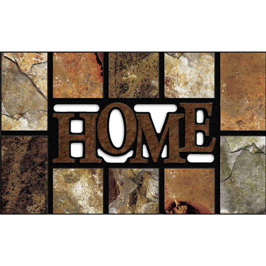  Apache Mills 18 In. L X 30 In. W Brown Home AstroTurf Door Mat