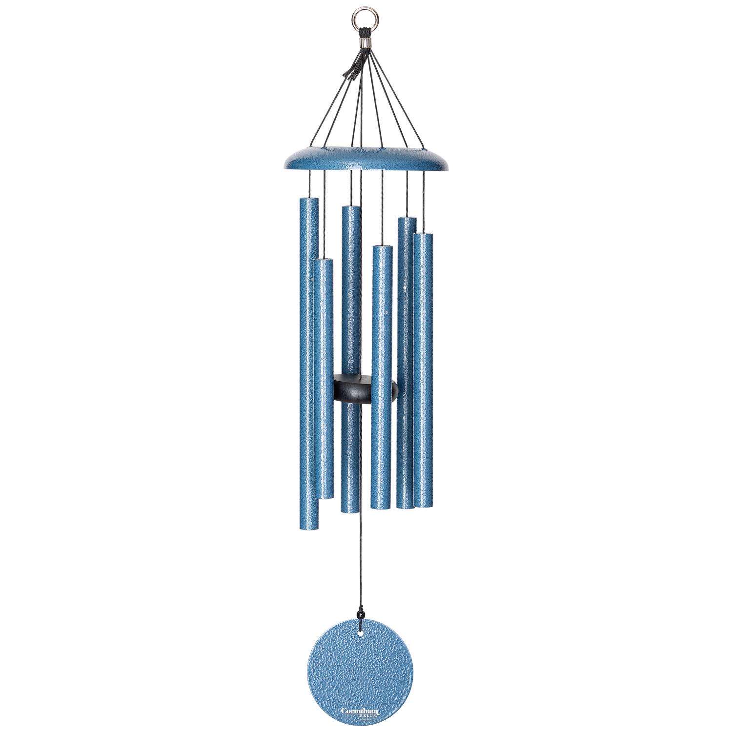  Corinthian Bells Blue Aluminum 27 In. Wind Chime