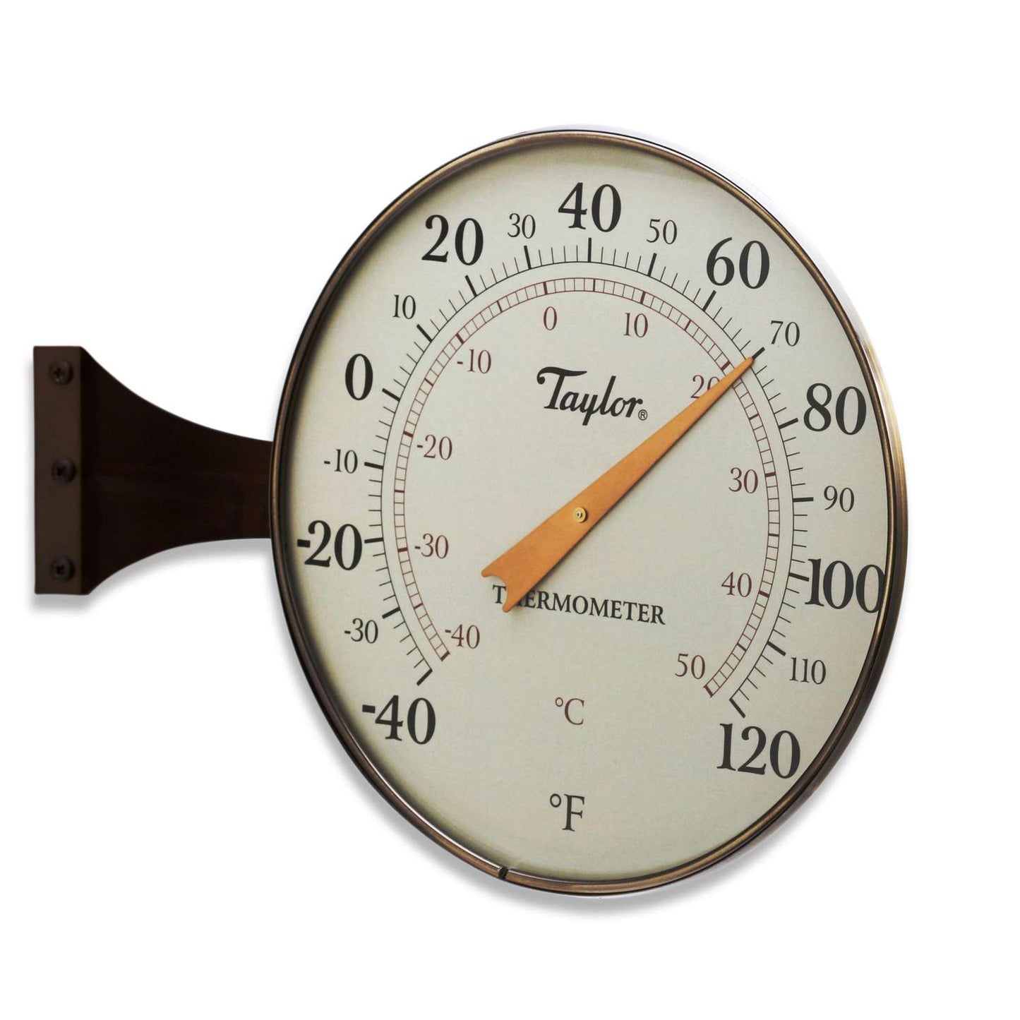  Taylor Dial Thermometer Aluminum Bronze 8.5 In.