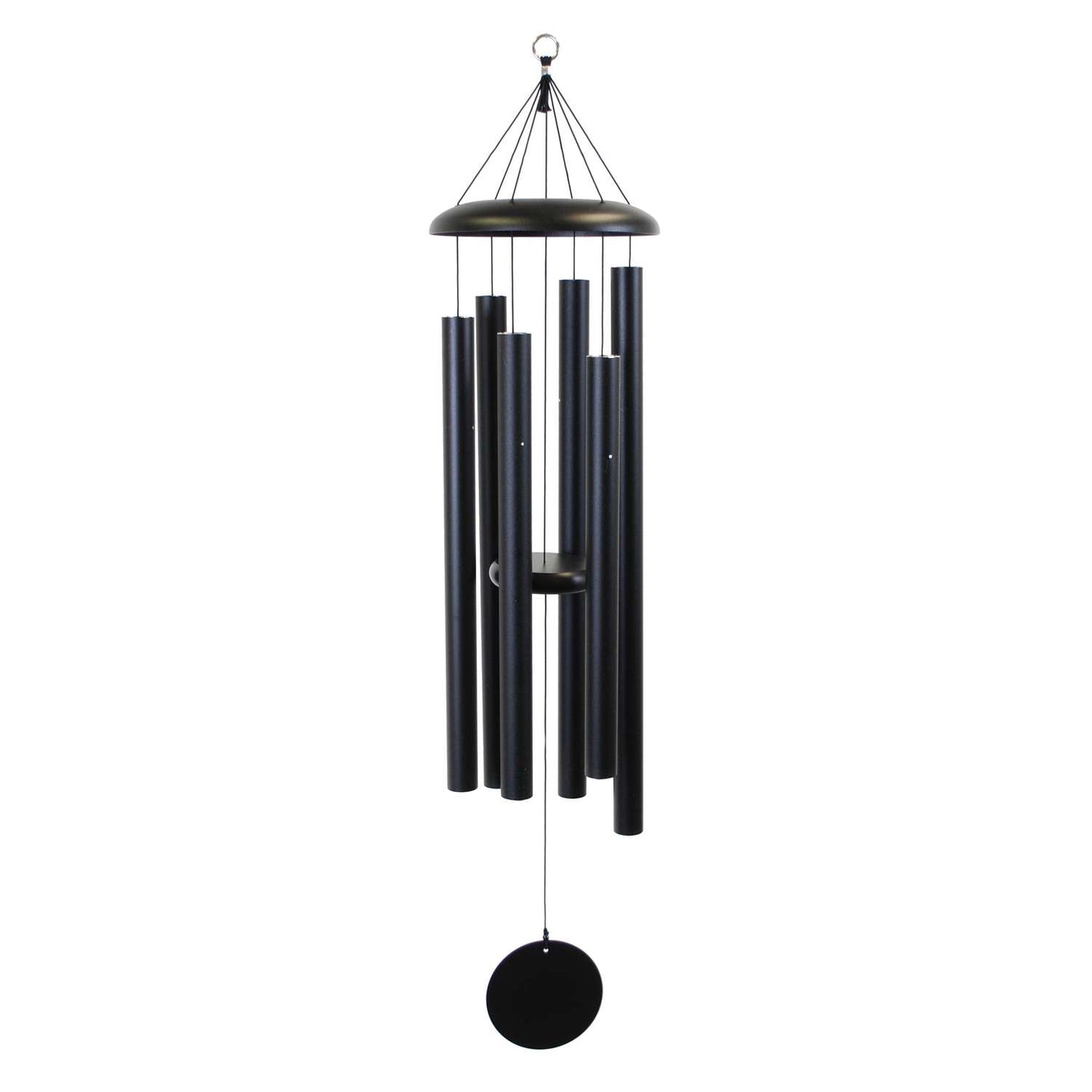 Corinthian Bells Black Aluminum 50 In. Wind Chime