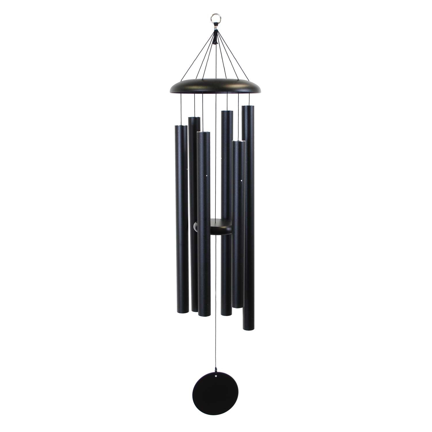 Corinthian Bells Black Aluminum 50 In. Wind Chime