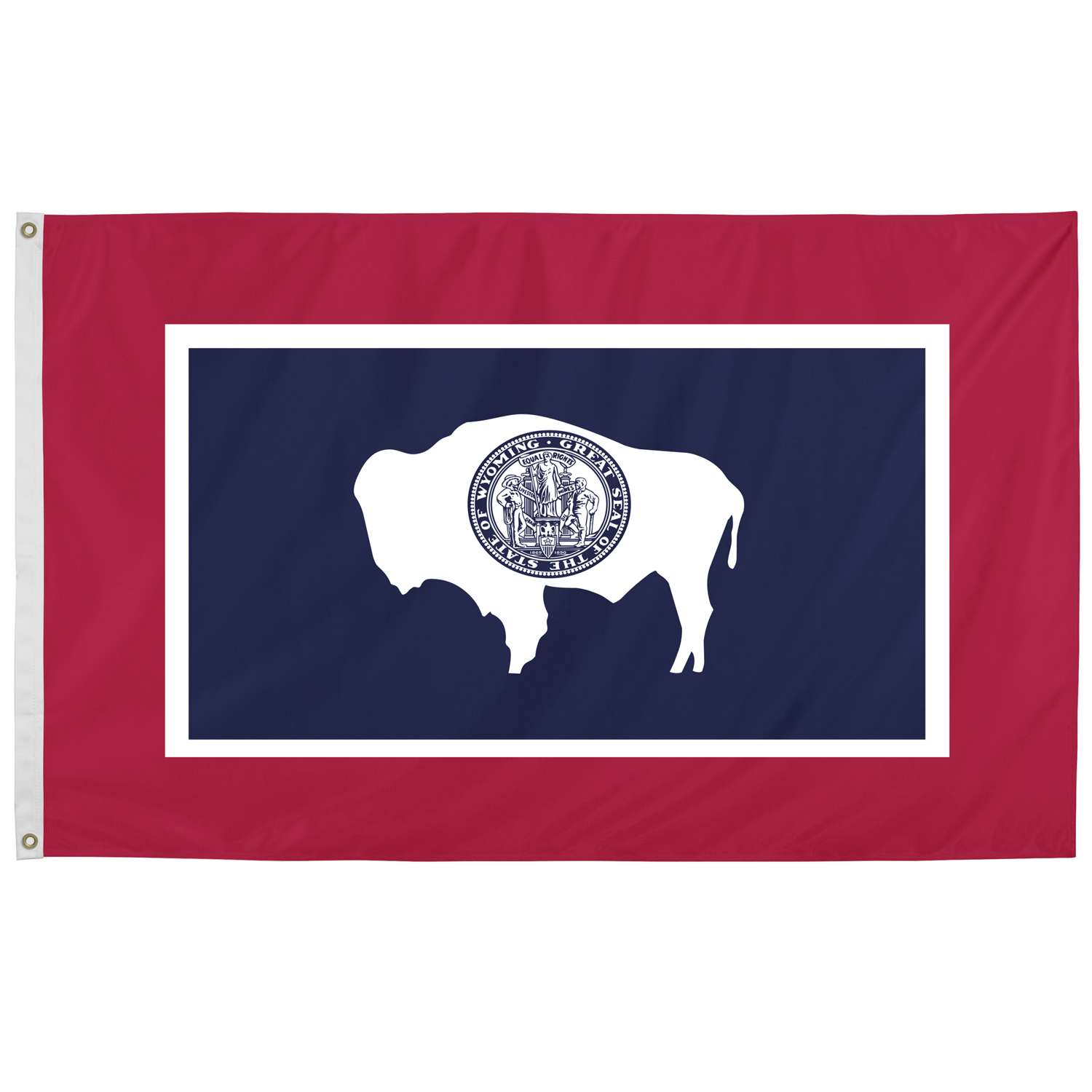  Valley Forge Wyoming State Flag 36 In. H X 60 In. W