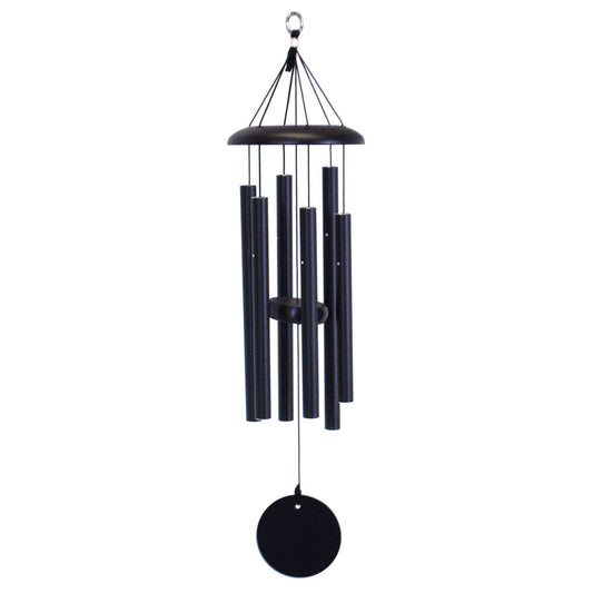  Corinthian Bells Black Aluminum 27 In. Wind Chime