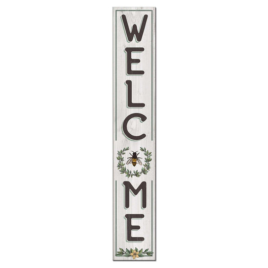  My Word! Multicolored Wood 46.5 In. H Welcome Bee Porch Sign