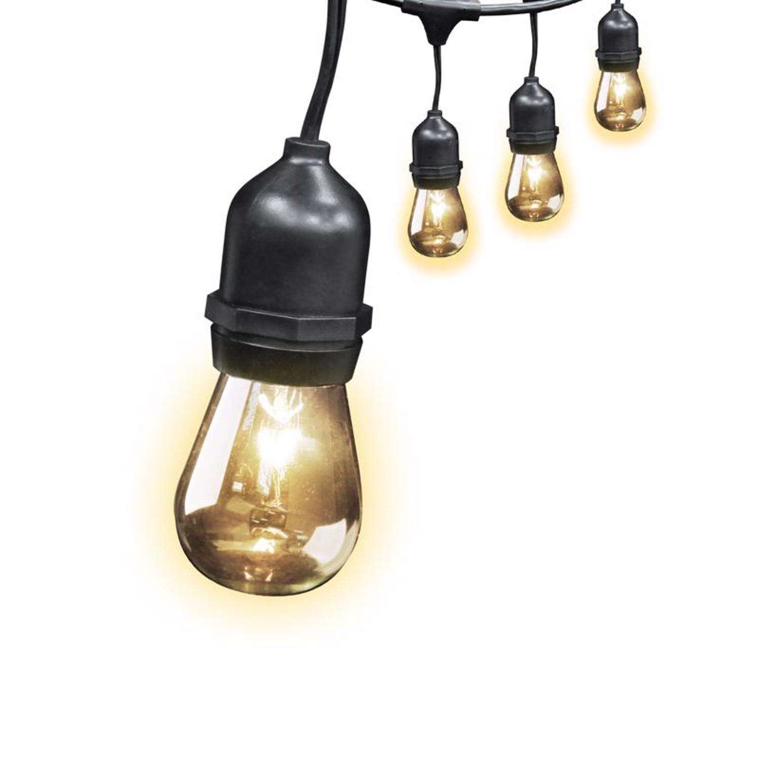  Feit String Lights Incandescent String Light Set Clear 20 Ft. 10 Lights