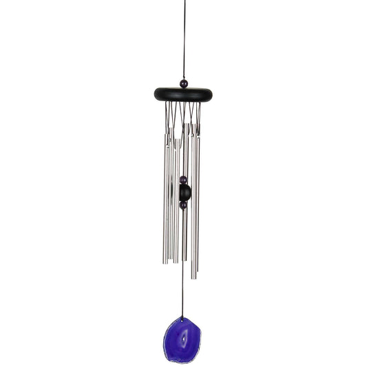  Woodstock Chimes Signature Collection Silver Aluminum/Wood 18 In. Wind Chime