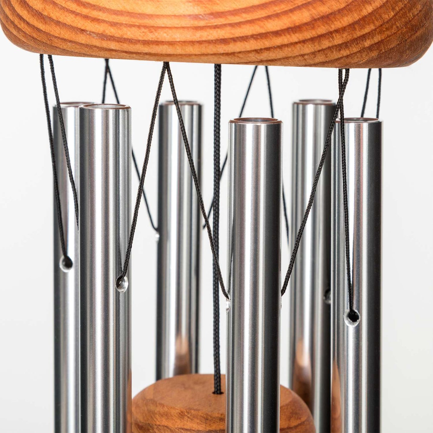  Wind River In Loving Memory Silver Aluminum/Wood 18 In. Wind Chime