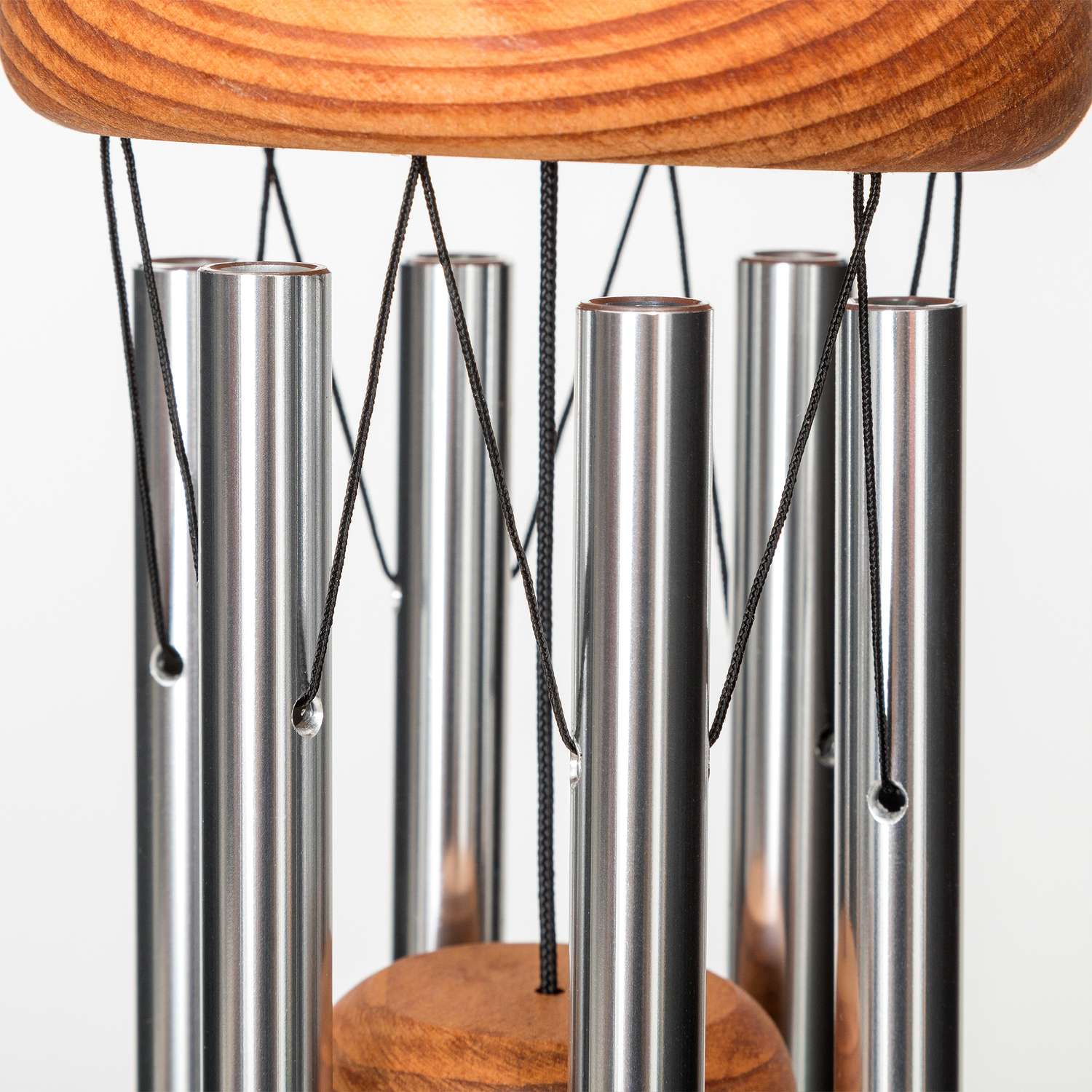  Wind River In Loving Memory Silver Aluminum/Wood 18 In. Wind Chime