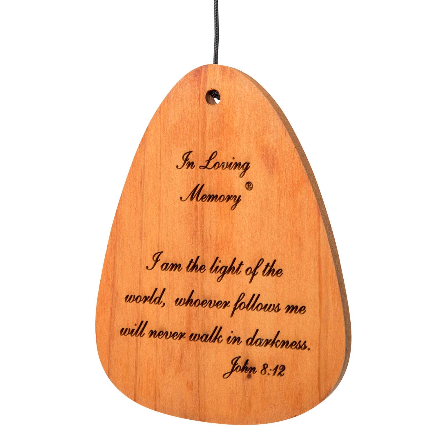  Wind River In Loving Memory Bronze Aluminum/Wood 35 In. Wind Chime
