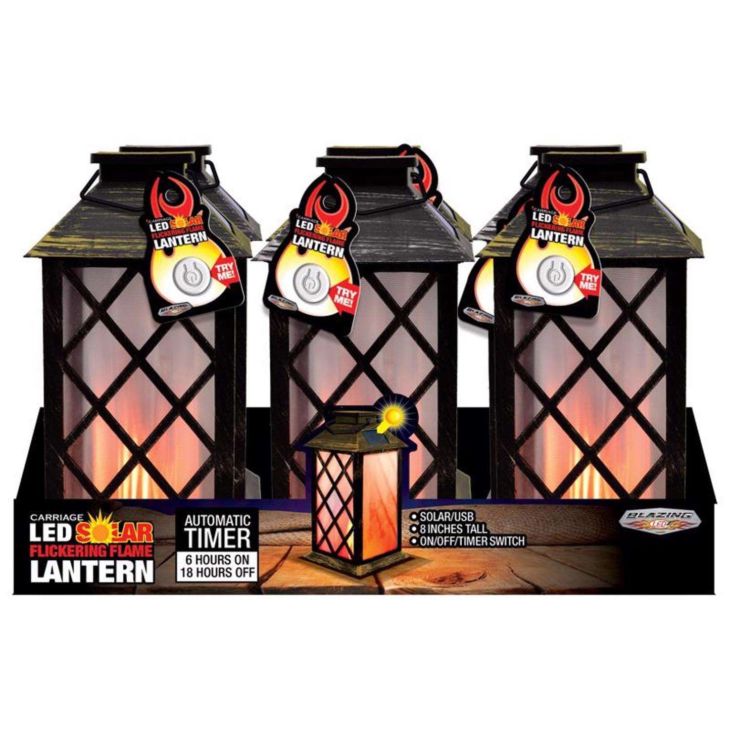  Shawshank LEDz Plastic Lantern Silver