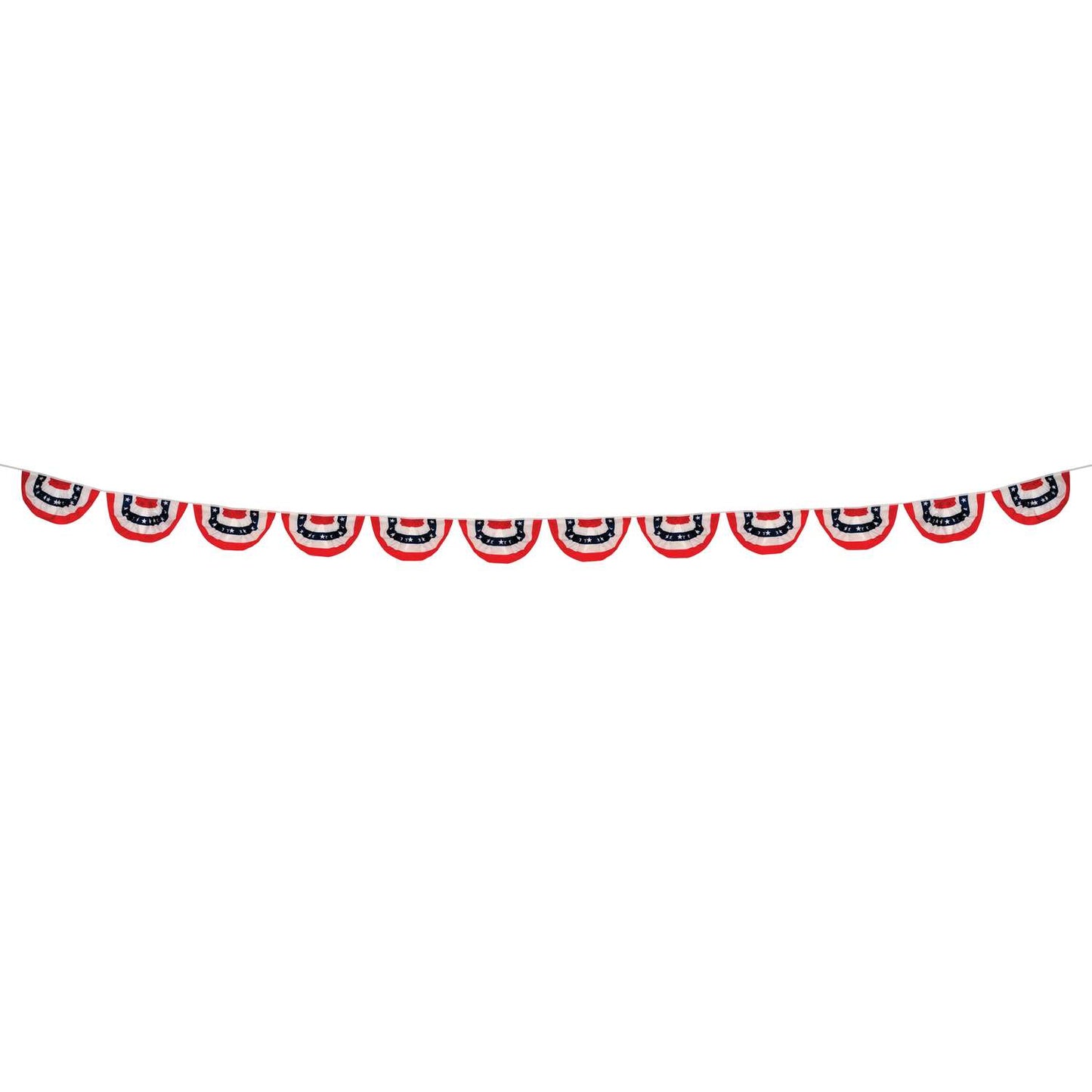  In The Breeze Patriotic Pleated Flag 9 In. H X 18 In. W