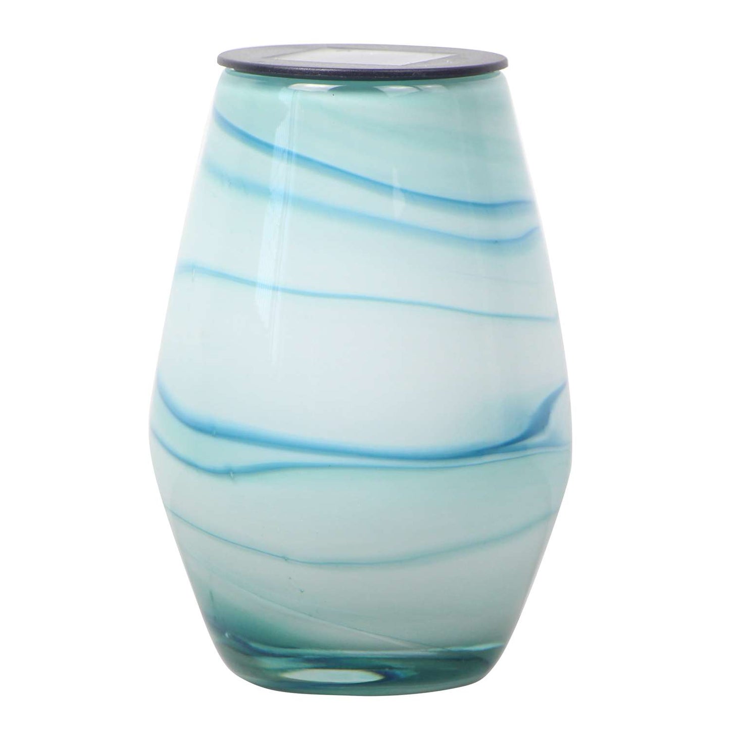  OutDoozie Blue Glass 7.5 In. H Art Aquamarine Outdoor Decoration