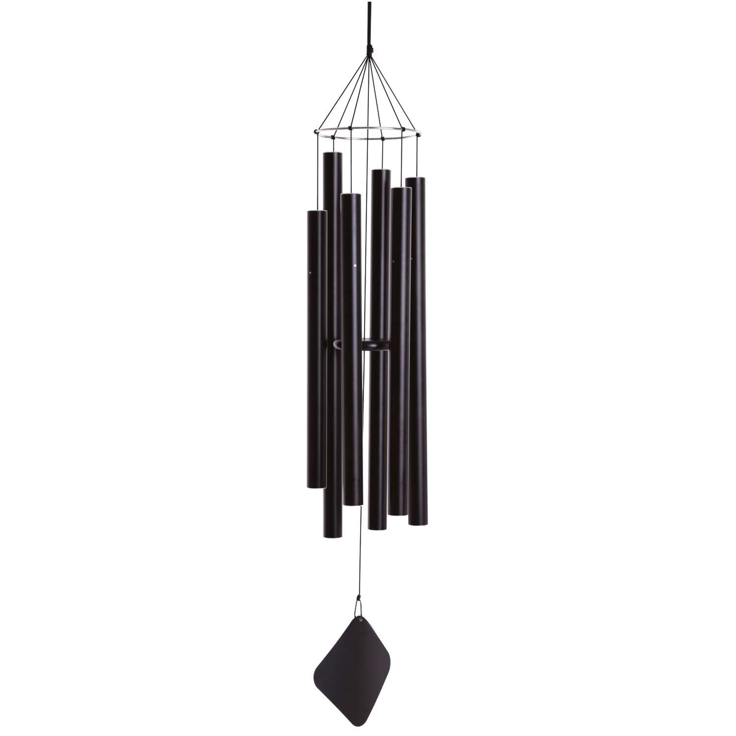  Music Of The Spheres, Inc Pentatonic Tenor Black Aluminum 60 In. Pentatonic Tenor Wind Chime