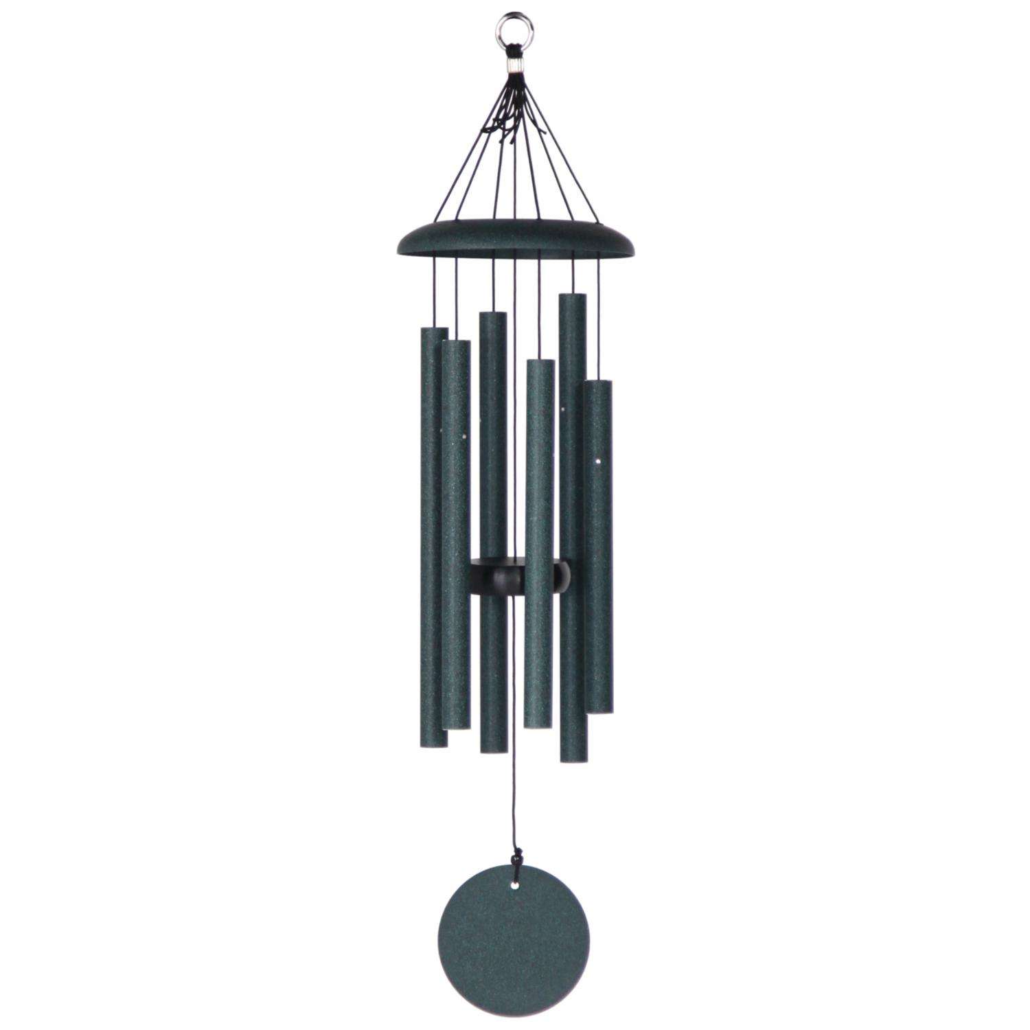  Corinthian Bells Green Aluminum 27 In. Wind Chime