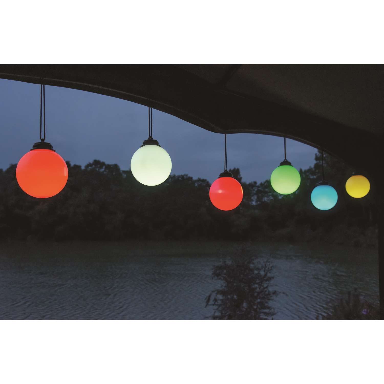  Xodus Innovations Yellow Plastic 6.25 In. H Patio Globe Outdoor Decoration
