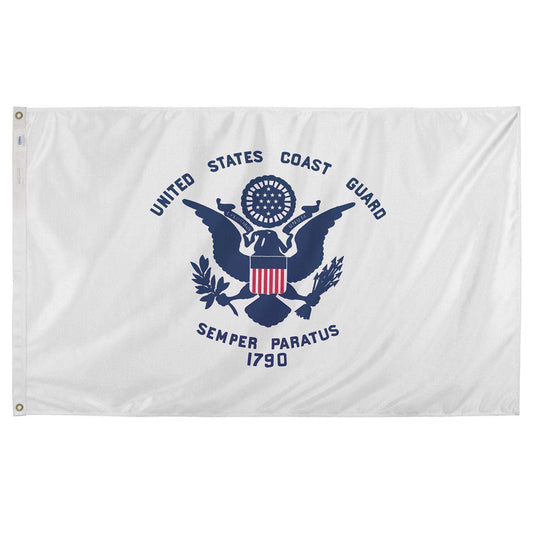  Valley Forge Coast Guard Military Flag 3 Ft. W X 5 Ft. L