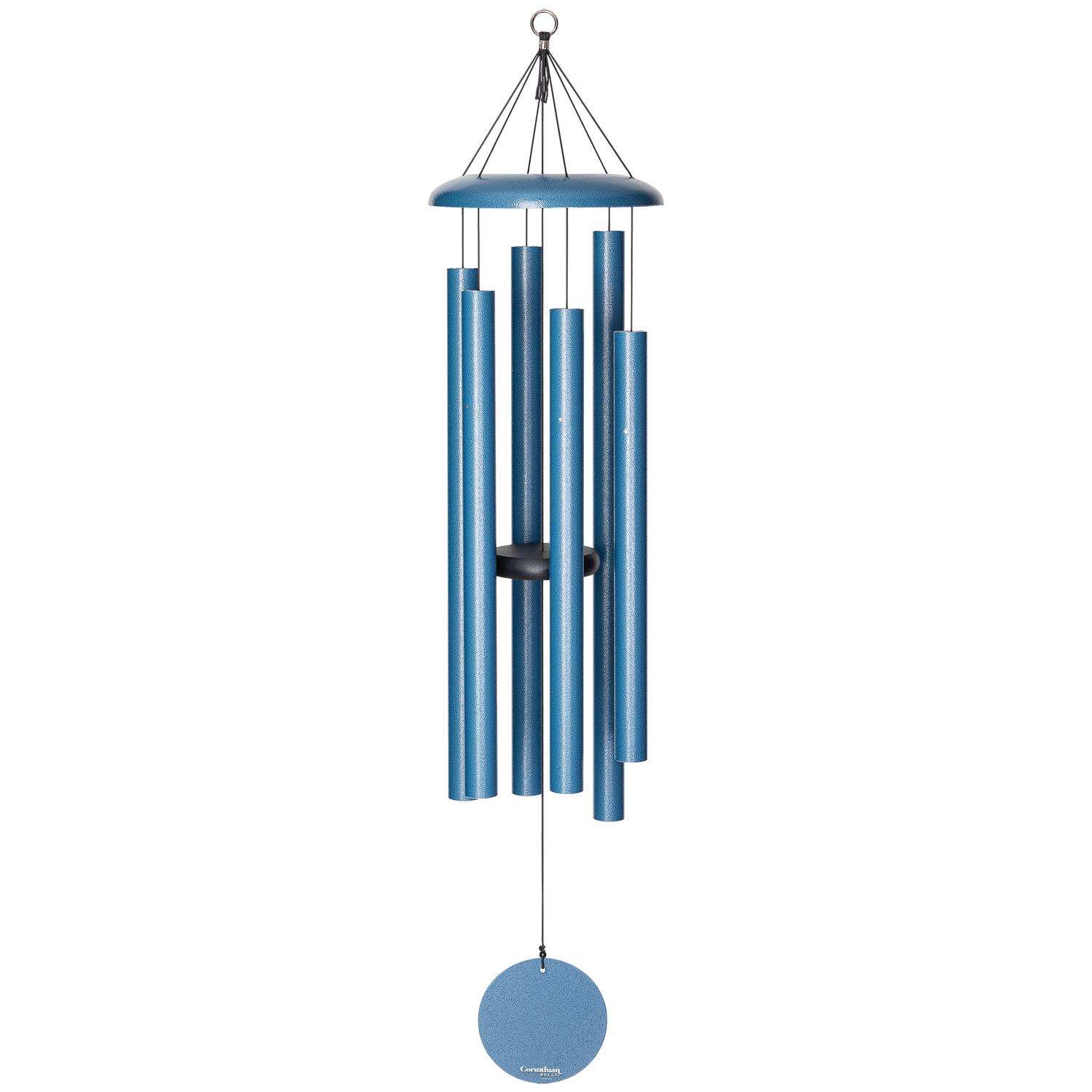  Corinthian Bells Blue Aluminum 50 In. Wind Chime