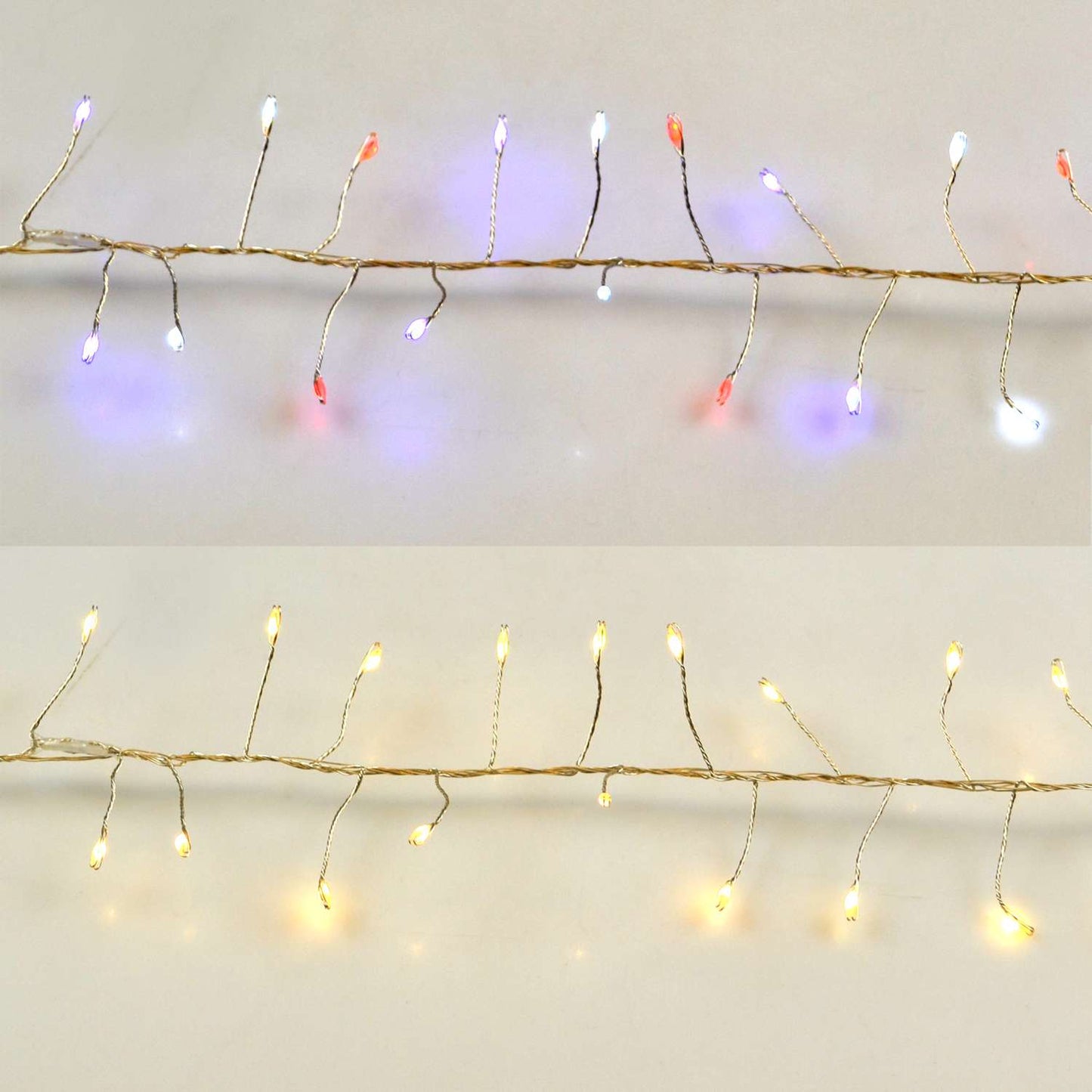  Living Accents LED Big Seed Cluster Light Set Multicolored 9 Ft. 150 Lights