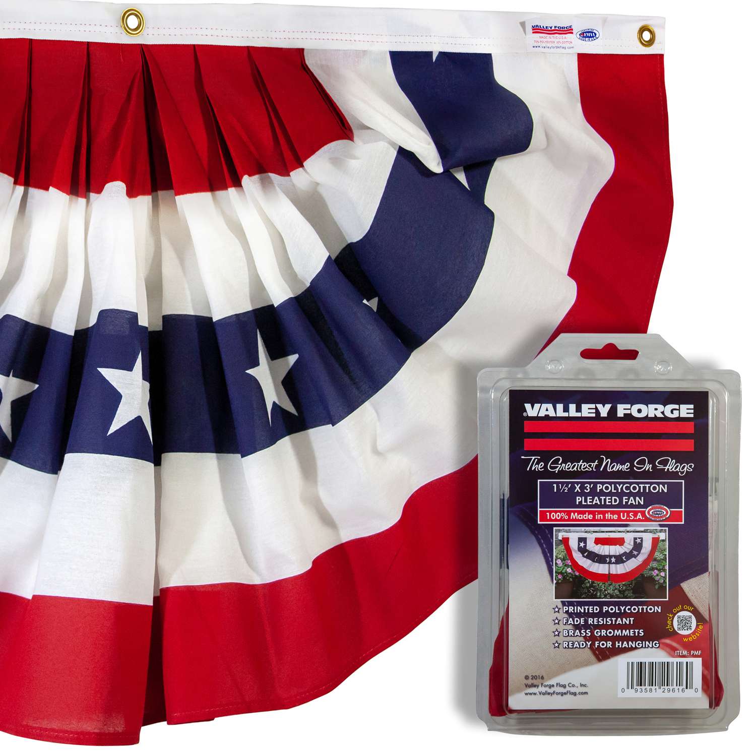  Valley Forge American Banner 18 In. H X 36 In. W