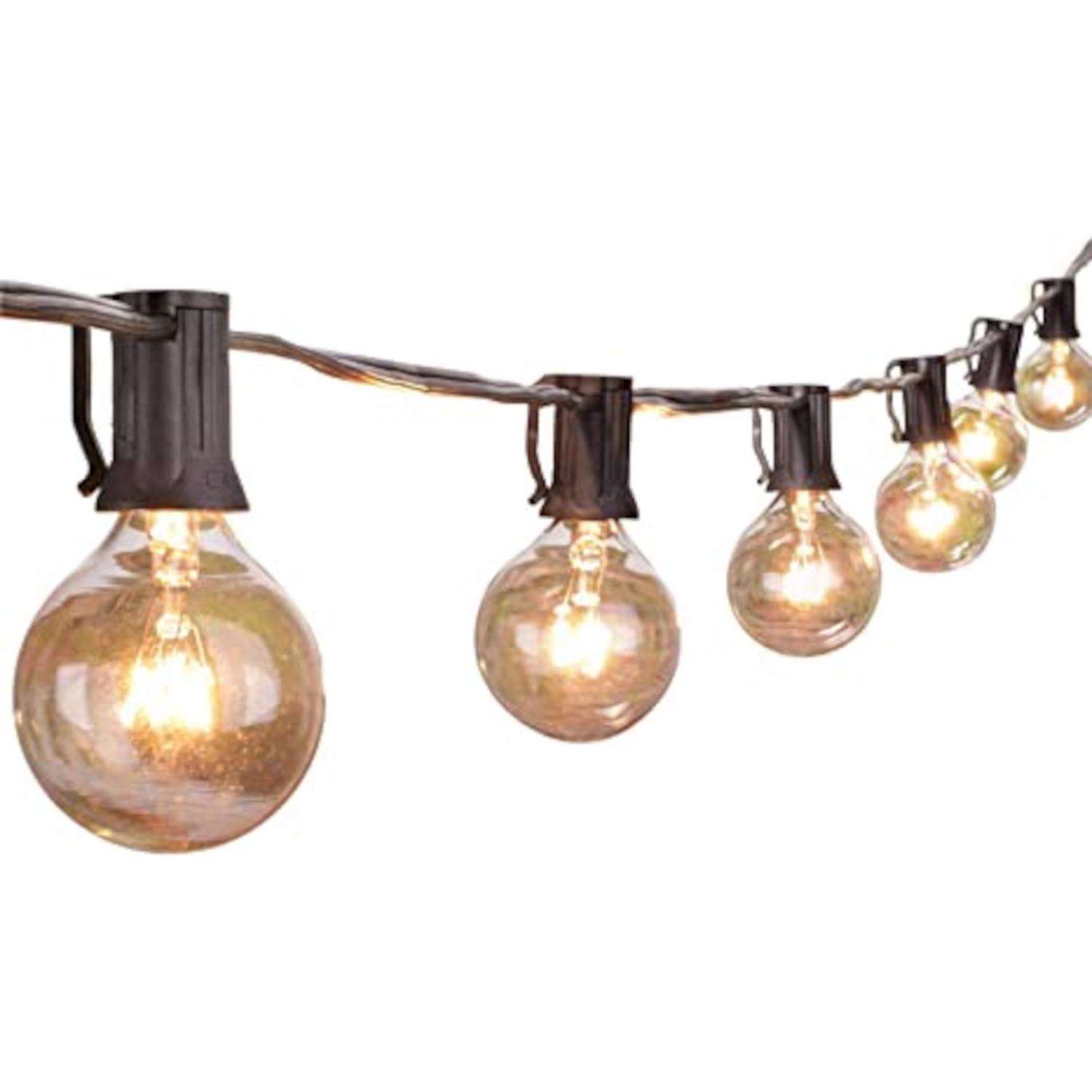Globe Electric Globe-Electric G40 Monaco String Light Set Clear 25 Ft. 25 Lights