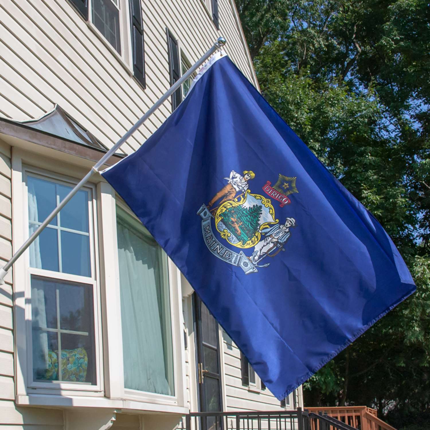  Valley Forge Maine State Flag 36 In. H X 60 In. W