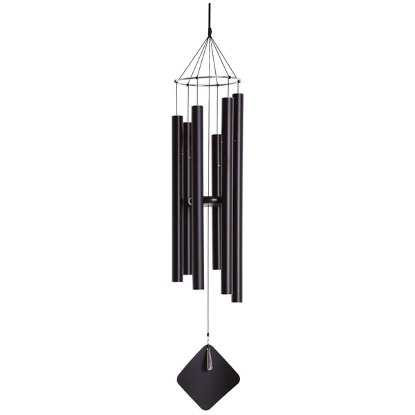  Music Of The Spheres, Inc Pentatonic Mezzo Black Aluminum 38 In. Wind Chime