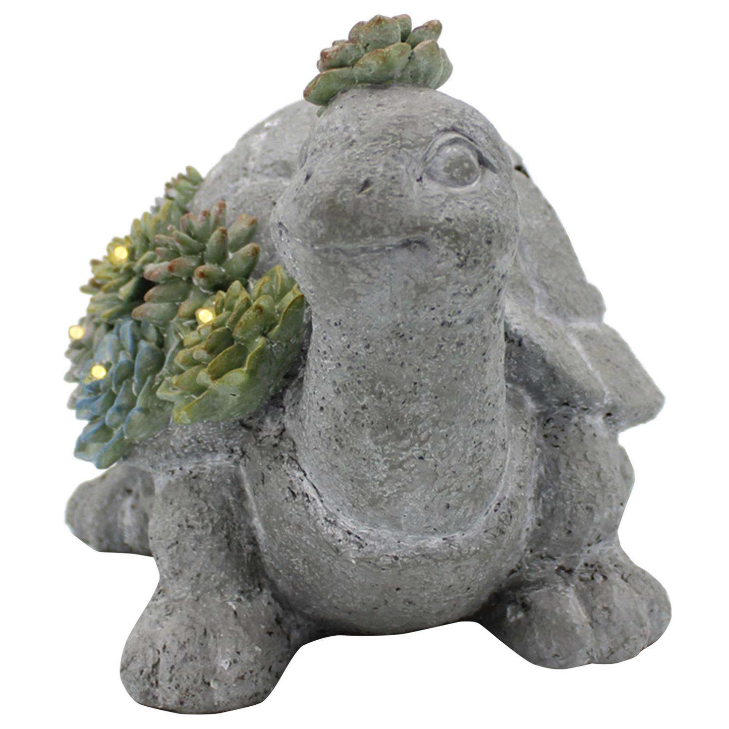  Infinity Resin/Stone Gray 7 In. Turtle Garden Statue