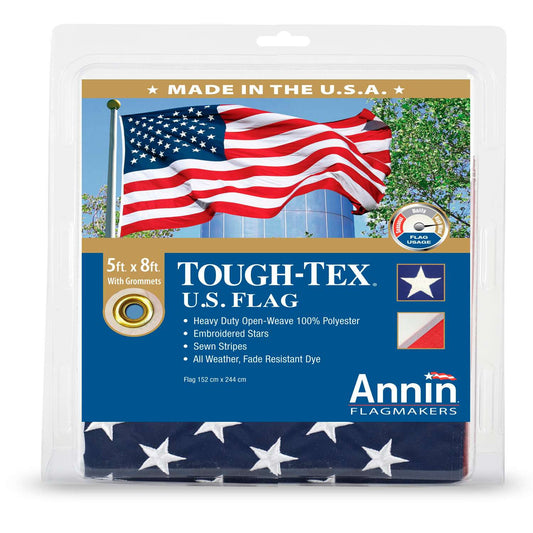  Annin Tough-Tex U.S Flag 5 Ft. W X 8 Ft. L