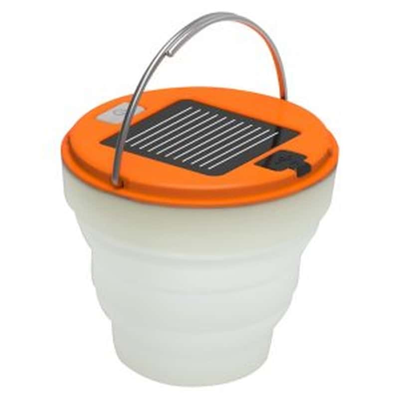  UST Brands Spright 4.75 In. Plastic Solar Lantern Orange