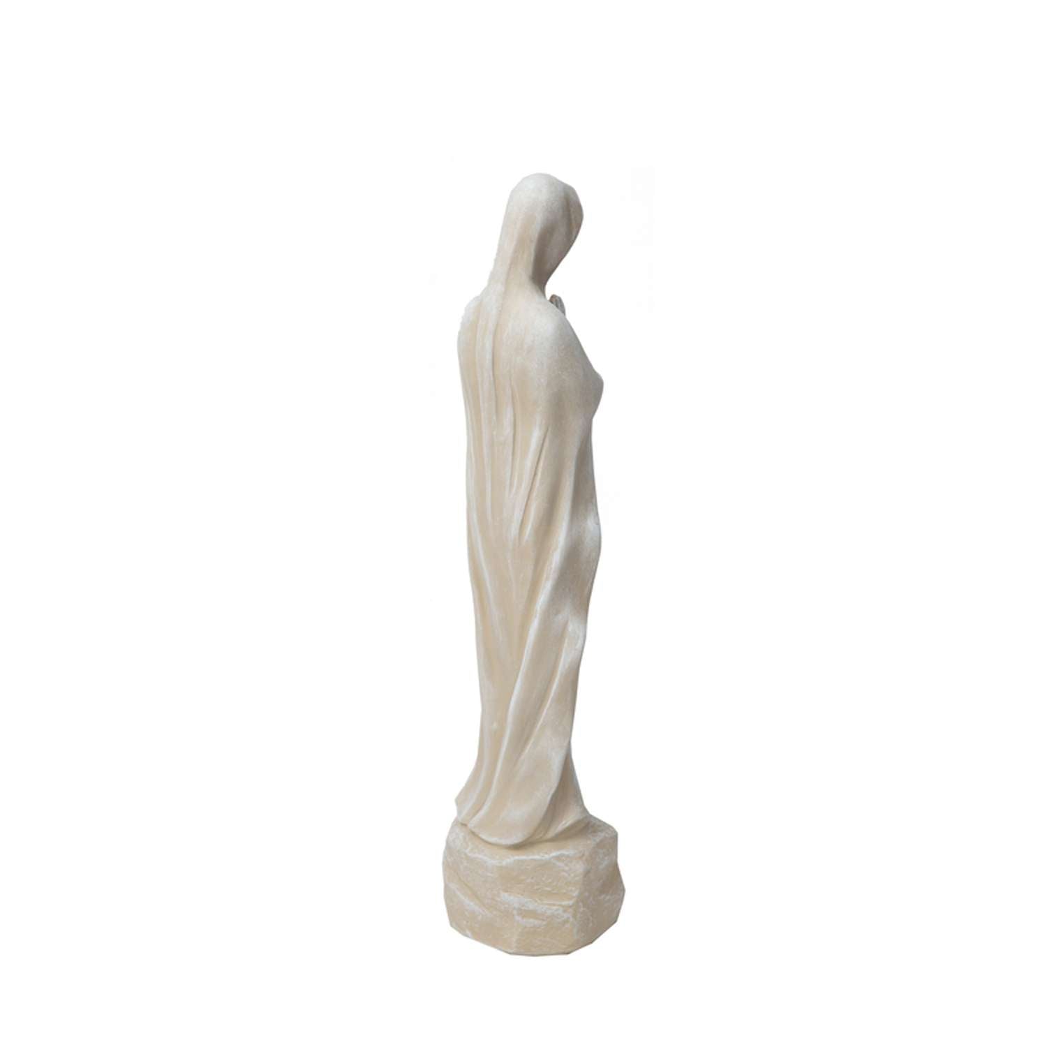  Infinity Polyresin White 26 In. Madonna Statue