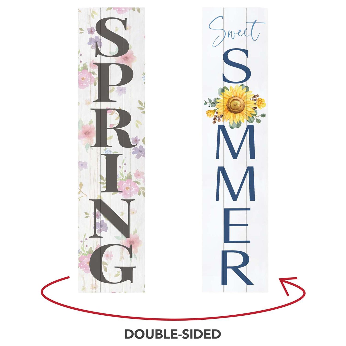  P. Graham Dunn Multicolored Wood 47 In. H Spring Porch Sign