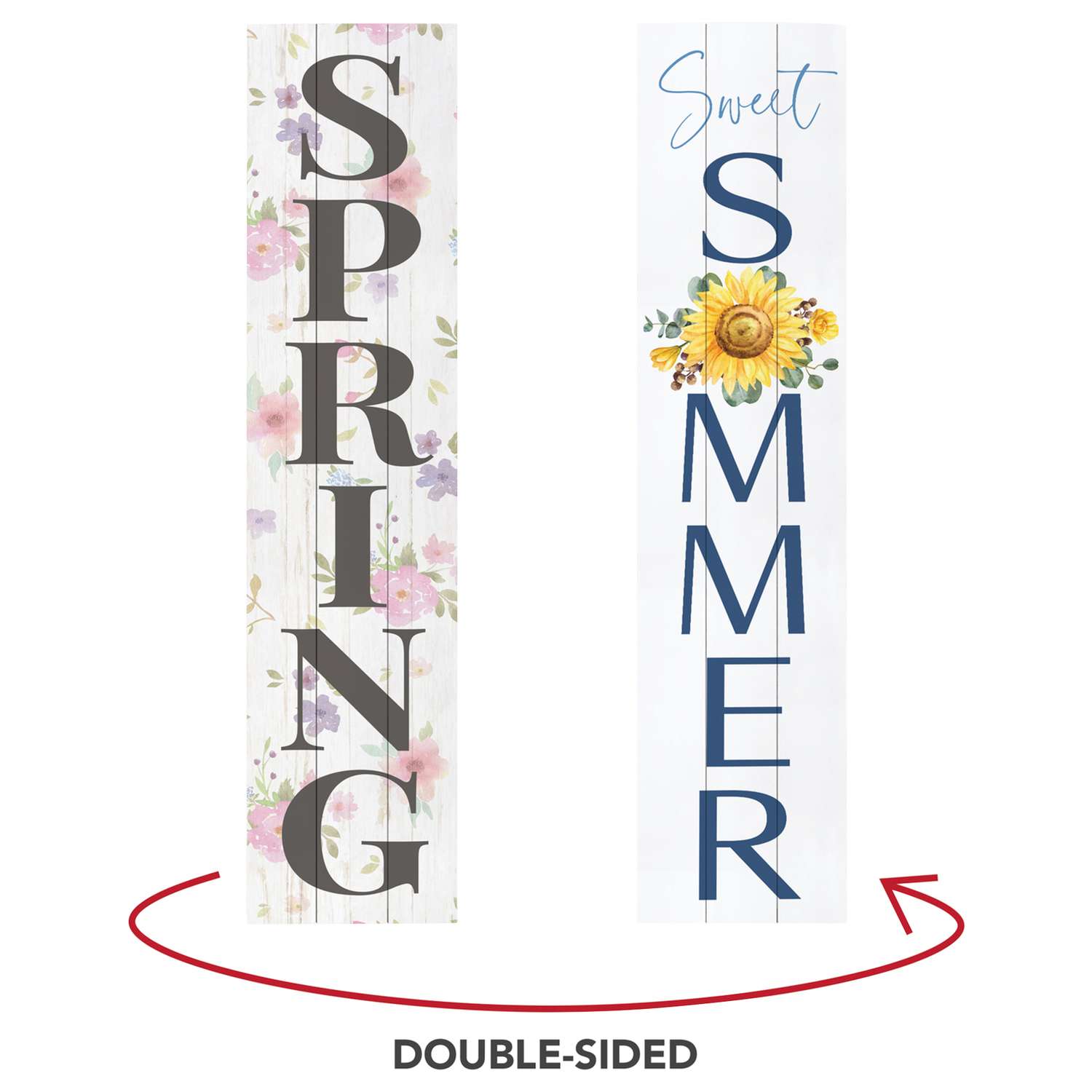  P. Graham Dunn Multicolored Wood 47 In. H Spring Porch Sign