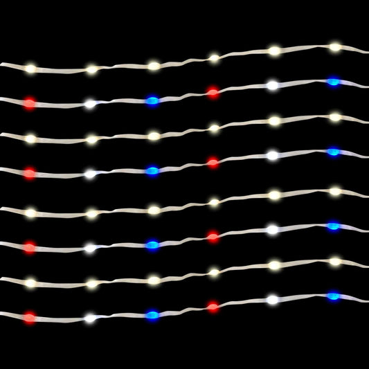  Living Accents LED Big Seed Cluster Cluster Light Set Multicolored 14.4 Ft. 250 Lights